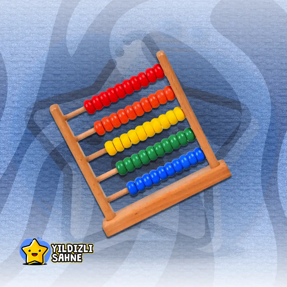 Çocuklar İçin Ahşap Abaküs